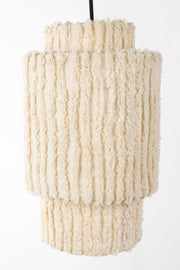 Hanglamp Versier Je Cotton Beige 20x20x38 cm-Hanglampen-Creating Home