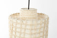 Hanglamp Versier Je Cotton Beige 25x25x30 cm-Hanglampen-Creating Home