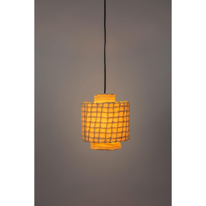 Hanglamp Versier Je Cotton Beige 25x25x30 cm-Hanglampen-Creating Home