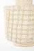 Hanglamp Arjun Wide Katoen Beige Ø25x30 cm E27-Tafellampen-Creating Home