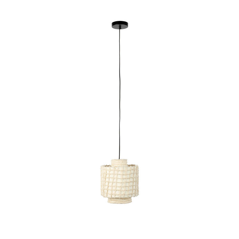 Hanglamp Versier Je Cotton Beige 25x25x30 cm-Hanglampen-Creating Home