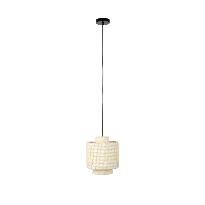 Hanglamp Versier Je Cotton Beige 25x25x30 cm-Hanglampen-Creating Home