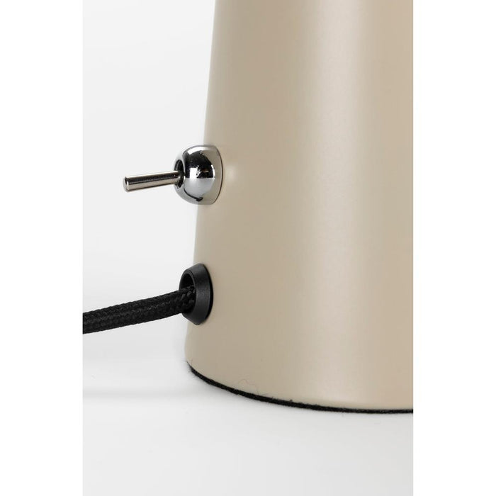 Hanglamp Vesper Metaal Beige 18.5x8.5 cm E27-Tafellampen-Creating Home