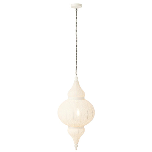 Hanglamp Wit Electrical part L 40 cm 40x40x86 cm-Hanglampen-J-Line