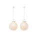 Hanglamp Wit Glas L 35 cm-Tafellampen-J-Line