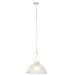 Hanglamp Wit Glas Rond 47 cm 47x47x158 cm-Hanglampen-J-Line