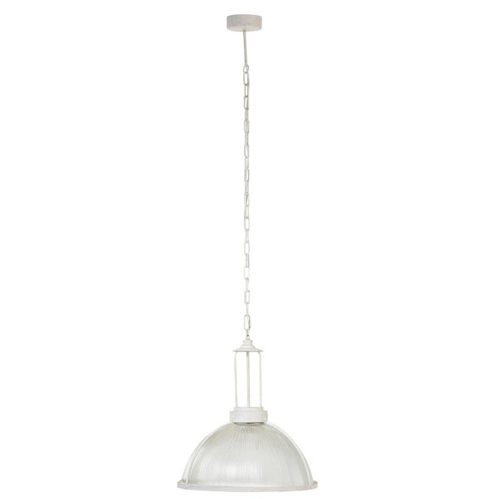 Hanglamp Wit Glas Rond 47 cm-Hanglampen-J-Line