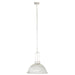 Hanglamp Wit Glas Rond 47 cm-Hanglampen-J-Line