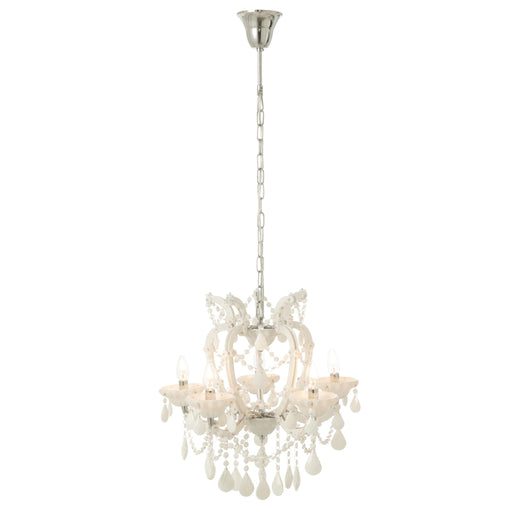 Hanglamp Wit Ijzer Antiek 53 cm-Hanglampen-J-Line