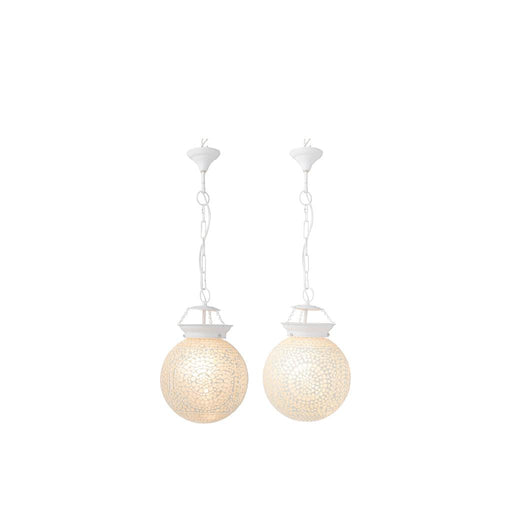 Hanglamp Wit Ijzer S 16 cm-Tafellampen-J-Line