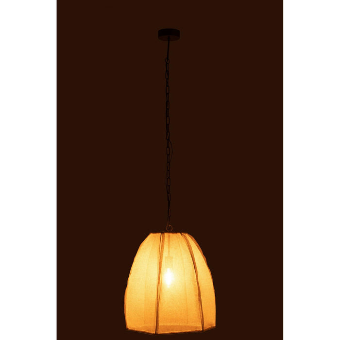Hanglamp Wit Linnen S 42 cm 42x49x161 cm-Plafondlampen-J-Line