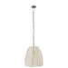Hanglamp Wit Linnen S 42 cm 42x49x161 cm-Plafondlampen-J-Line