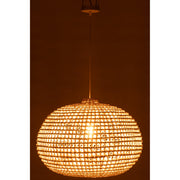 Hanglamp Wit Metaal Rond 60 cm 55.5x55.5x40 cm-Plafondlampen-J-Line