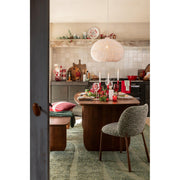 Hanglamp Wit Metaal Rond 60 cm 55.5x55.5x40 cm-Plafondlampen-J-Line