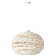 Hanglamp Wit Metaal Rond 60 cm 55.5x55.5x40 cm-Plafondlampen-J-Line