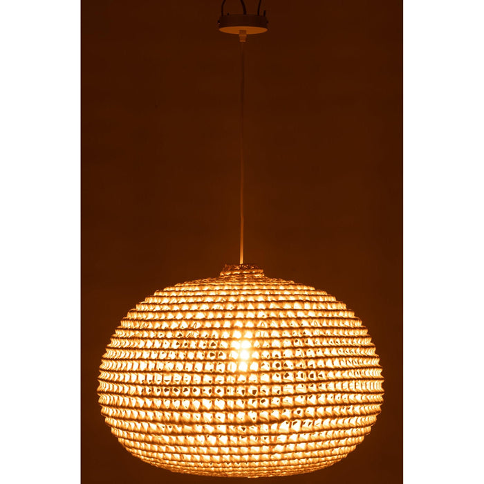 Hanglamp Wit Metaal Rond 60 cm-Hanglampen-J-Line
