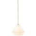 Hanglamp Wit Raffia 35 cm 35x35x28 cm-Hanglampen-J-Line