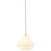 Hanglamp Wit Raffia 35 cm-Hanglampen-J-Line