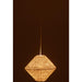 Hanglamp Wit Raffia L 40 cm-Hanglampen-J-Line