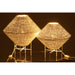 Hanglamp Wit Raffia L 40 cm-Hanglampen-J-Line