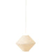 Hanglamp Wit Raffia L 40 cm-Tafellampen-J-Line