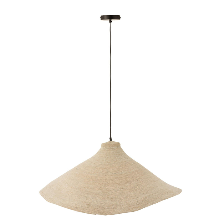 Hanglamp Wit Zeegras 82 cm 82x82x34 cm-Hanglampen-J-Line