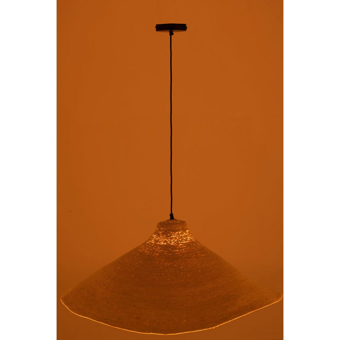 Hanglamp Wit Zeegras 82 cm-Tafellampen-J-Line