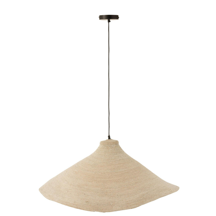 Hanglamp Wit Zeegras 82 cm-Tafellampen-J-Line