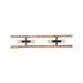 LABEL51 Hanglamp Woody - Naturel - Hout - 4-Lichts-Tafellampen-LABEL51