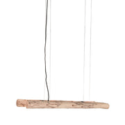 Hanglamp Woody Rechthoekige Hout Naturel 20x100x150 cm-Hanglampen-LABEL51