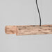 Hanglamp Woody Rechthoekige Hout Naturel 20x100x150 cm-Hanglampen-LABEL51