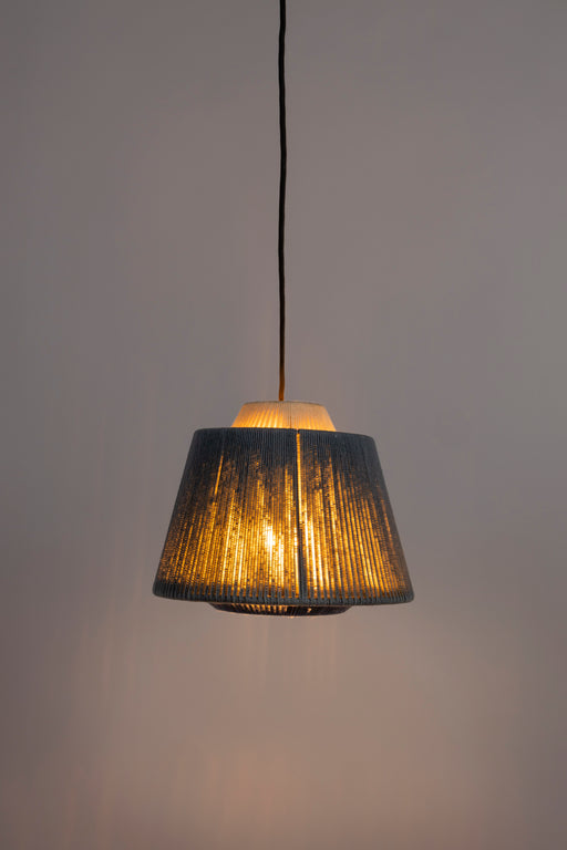 Hanglamp Yumi Polyester Blauw Ø26x20 cm Irrelevant-Tafellampen-Creating Home
