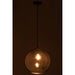 Hanglamp Zilver Glas L 30 cm 30x30x220 cm-Spiegels-J-Line