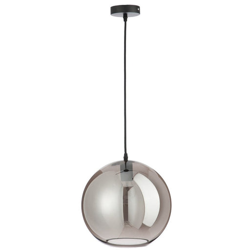 Hanglamp Zilver Glas L 30 cm 30x30x220 cm-Spiegels-J-Line