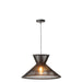 Hanglamp Zwart Bamboe S 53 cm 53x53x147 cm-Hanglampen-J-Line