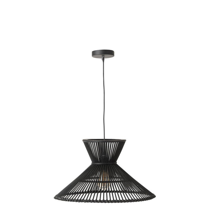 Hanglamp Zwart Bamboe S 53 cm 53x53x147 cm-Hanglampen-J-Line