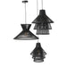 Hanglamp Zwart Bamboe S 53 cm-Hanglampen-J-Line