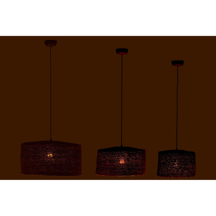 Hanglamp Zwart Ijzer 50 cm - Ijzer,gras-Hanglampen-J-Line