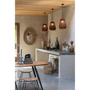 Hanglamp Zwart Ijzer L 39 cm 39x39x50 cm-Hanglampen-J-Line