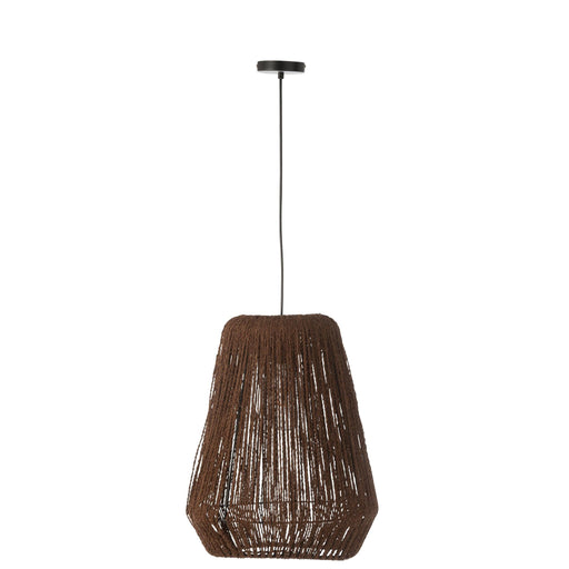 Hanglamp Zwart Ijzer L 39 cm 39x39x50 cm-Hanglampen-J-Line