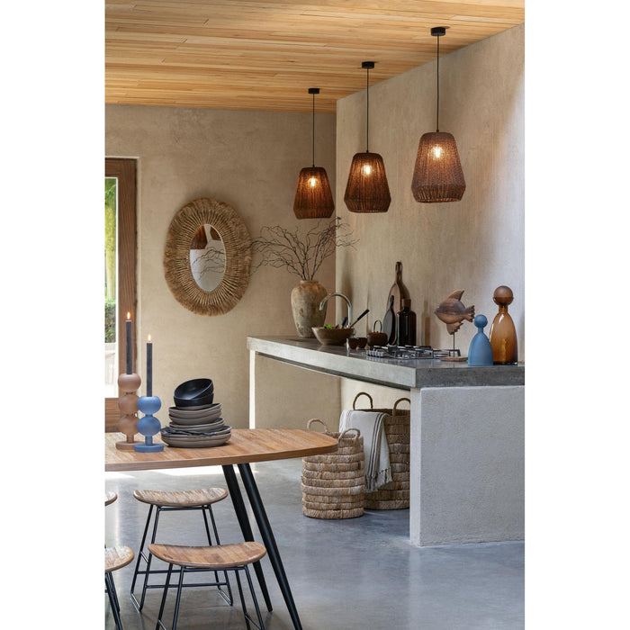 Hanglamp Zwart Ijzer L 39 cm-Tafellampen-J-Line