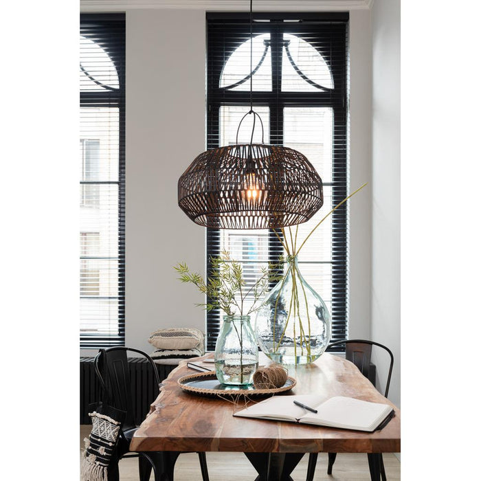 Hanglamp Zwart Ijzer M 52 cm-Hanglampen-J-Line