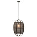 Hanglamp Zwart Ijzer S 37 cm Zwart 37x37x56 cm 46373-Hanglampen-J-Line