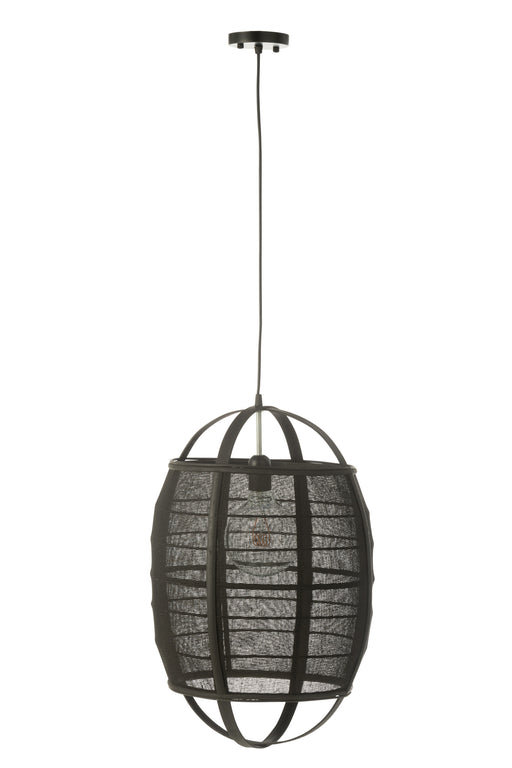 Hanglamp Zwart Ijzer S 37 cm - Zwart - 46373-Hanglampen-J-Line