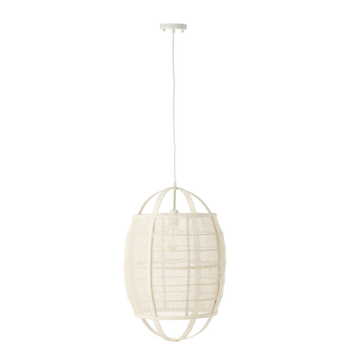 Hanglamp Zwart Ijzer S 37 cm - Zwart-Tafellampen-J-Line