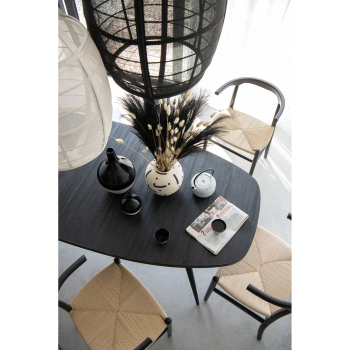 Hanglamp Zwart Ijzer S 37 cm - Zwart-Tafellampen-J-Line