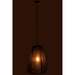 Hanglamp Zwart Linnen 42 cm-Tafellampen-J-Line