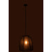 Hanglamp Zwart Linnen S 42 cm 42x49x161 cm-Plafondlampen-J-Line
