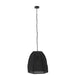 Hanglamp Zwart Linnen S 42 cm-Tafellampen-J-Line