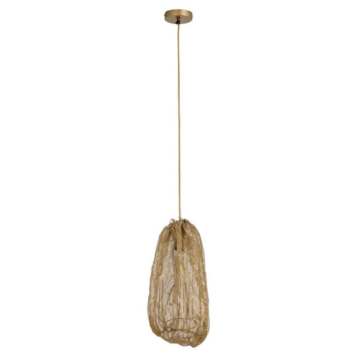 Hanglampen Hanglamp Maitia Goud Rough Looking Stof Plafondlamp-Hanglampen-PTMD